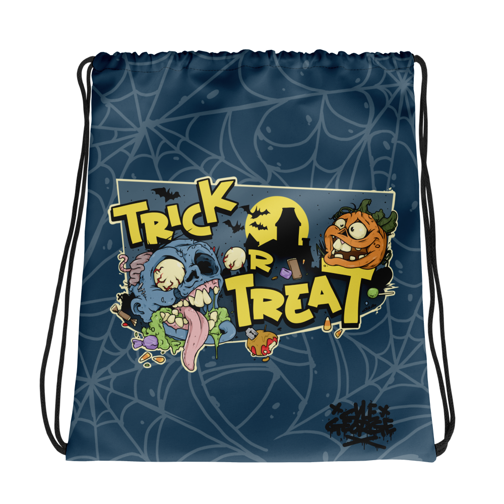 Trick or Treat Drawstring bag