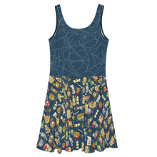 Load image into Gallery viewer, Trick or Treat Skater Dress