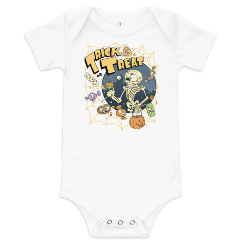 Trick or treat Baby short sleeve one piece