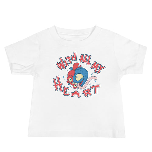 WITH ALL MY HEART BABY Short Sleeve Tee