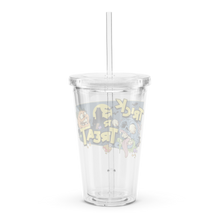 Load image into Gallery viewer, Trick or treat Zombie plastic tumbler