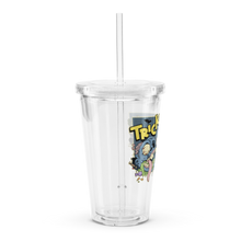 Load image into Gallery viewer, Trick or treat Zombie plastic tumbler