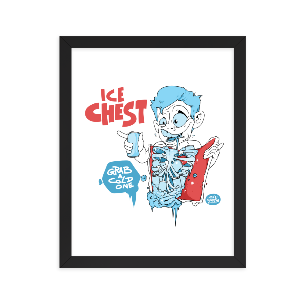 Ice Chest Framed poster