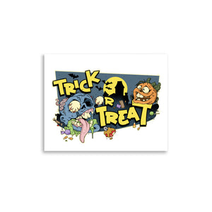 Trick or treat Zombie Poster