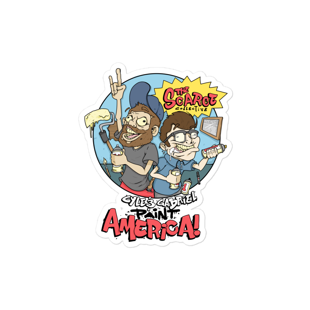 Paint America Sticker