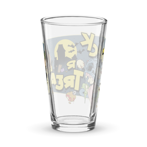 Trick or treat Zombie Shaker pint glass