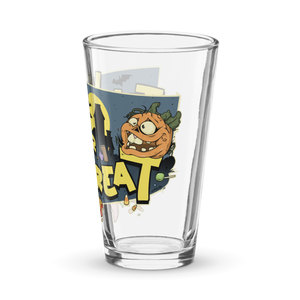 Trick or treat Zombie Shaker pint glass