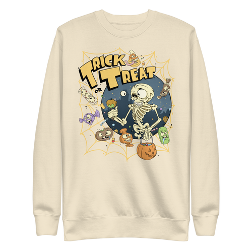 Trick or Treat Skeleton Sweatshirt