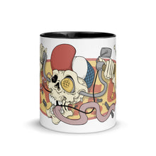 Load image into Gallery viewer, Motorcycle Skull Mug with Black Inside