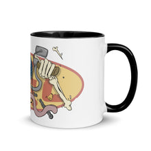 Load image into Gallery viewer, Motorcycle Skull Mug with Black Inside