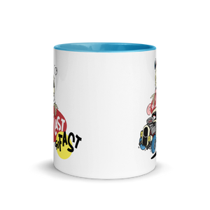 Go Fast Mug with Color Inside